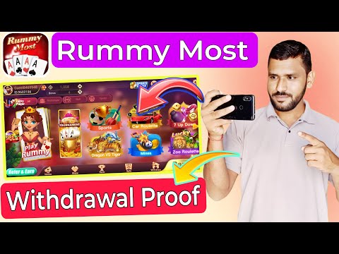 Rummy Most App Withdrawal Proof !! Rûmmy Most App Dragon Vs Tiger Tricks !! Rûmmy Most App