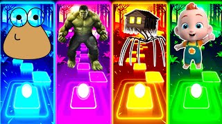 Pou Coffin 🆚 Hulk Coffin 🆚 House Head Coffin 🆚 Super Jojo Coffin 🎶 Tiles hop EDM Rush