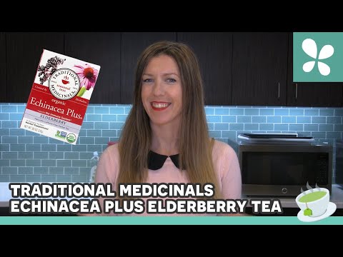 Traditional Medicinals Organic Echinacea Plus Elderberry Herbal Tea Review