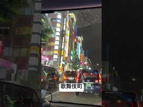 【夜の歌舞伎町】道ゆく車窓から