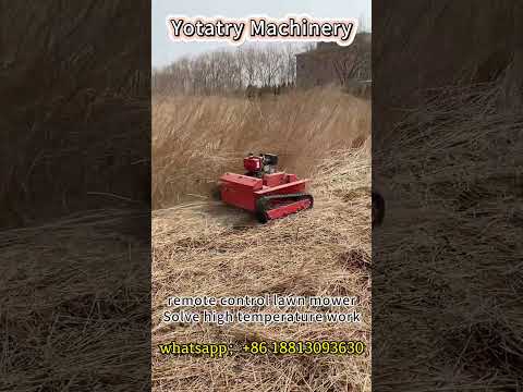 remote control lawn mower.Solve high-temperature work.#remote control lawn mower#agricultural