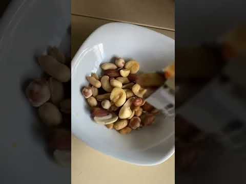 Sounds of mixed nuts  #Shorts