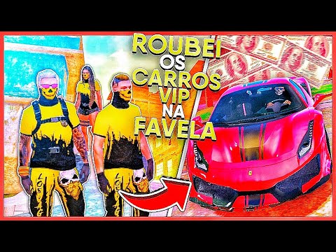 INVADINDO FAVELA E ROUBANDO CARROS VIP DE FACÇAO no GTA RP