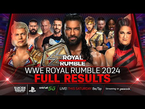 Full WWE Royal Rumble 2024 Results