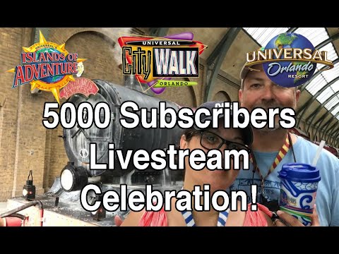 5,000 subscriber livestream