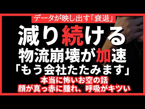 【衝撃】物流問題は加速の一途。中小は倒産！届かない（物流問題2024年）元運転手が解説（原因不明の咳と対策）#備蓄 #備蓄品 #食糧危機 #物流業界