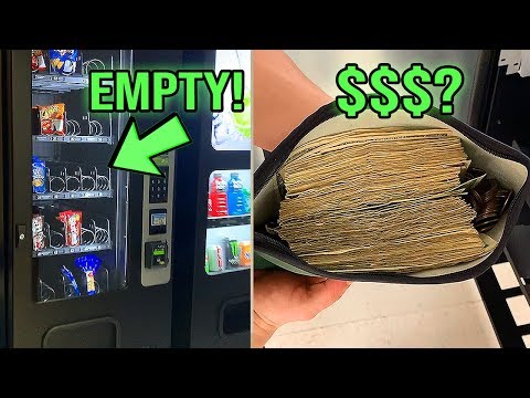 Collecting Money From 4 Vending Machines