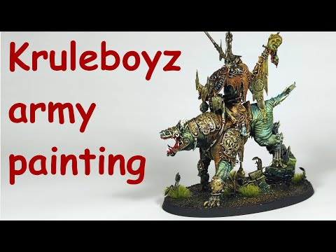 Orruk Warclans Kruleboyz army painting