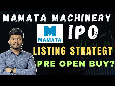 Mamata Machinery IPO Listing Strategy🔥| Bumper Listing | BUY, HOLD or SELL | Latest IPO GMP