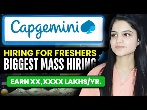 Finally Capgemini Mass Hiring Announced | OFF Campus Drive For Freshers | Apply now