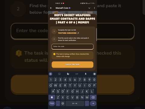 DeFi’s Secret Weapons: Smart Contracts and dApps | Part 4 of 6 | MemeFi #memefi