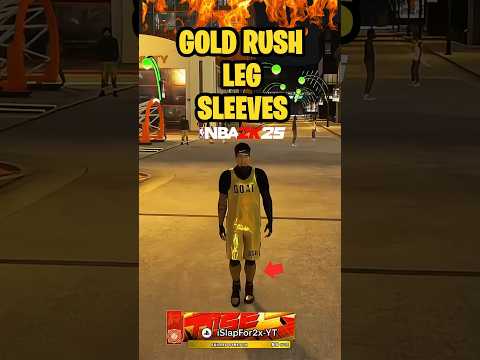 How To Get The Gold Rush Leg Sleeves In NBA2K25 🔥 #nba2k25 #shorts #fyp