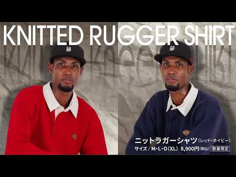 【カープ公式】KNITTED RUGGER SHIRT feat. DJ ADU