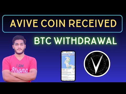 Avive Coin Received And Trading Start || Avive Mining App BTC Withdrawal With English Subtitles