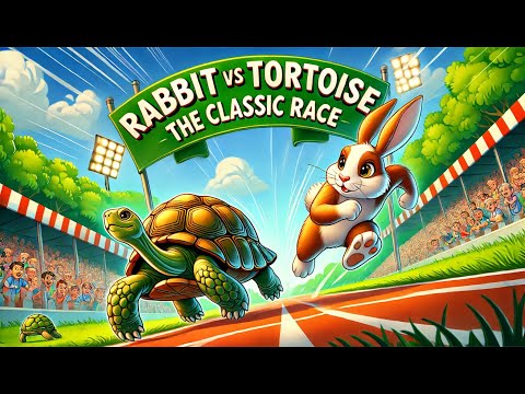 🐢 The Tortoise and the Hare - A Story of Patience and Victory! 🐇#nurseryrhymes #kidssong