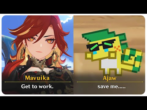 Mavuika Makes Ajaw Cry like a Little Girl (Cutscene) | Genshin Impact 5.3