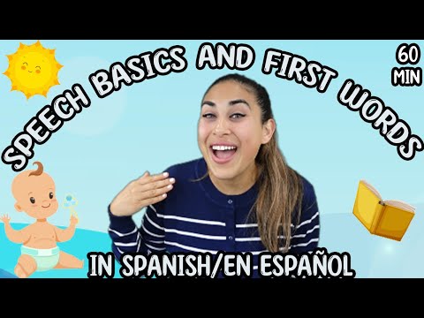 Speech Basics, First words and more! All in Spanish with Miss Nenna the Engineer | Spanish For Minis