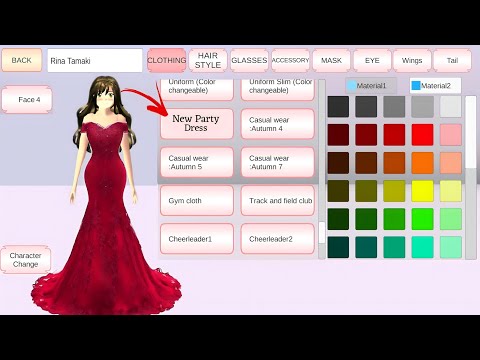 New! Party Dress in Sakura School Simulator ✨🌹 : Sakura School Simulator