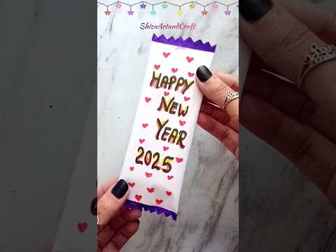 DIY_ Chocolate gift idea| New year chocolate gift 🎁#shorts #trending #viral #diy #giftideas #cards