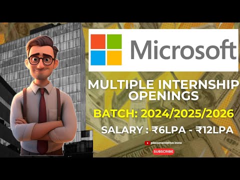 Don't Miss Out on Microsoft India's TOP Internships