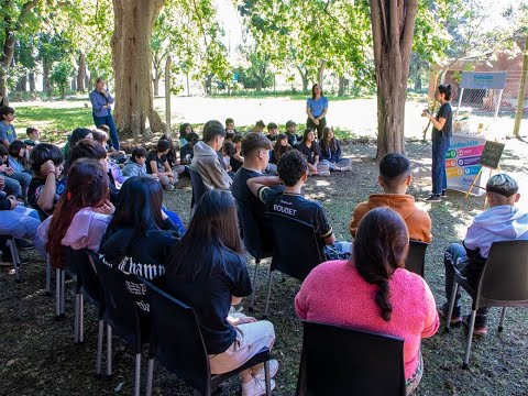 Alumnos de la Secundaria Agraria N°1 recibieron una charla sobre compostaje