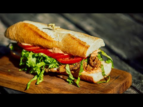 Easy Recipe: Southern-Fried Rockfish Po'boy Sandwich