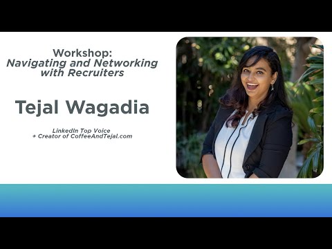 YearUp Career Fair Workshop: Tejal Wagadia