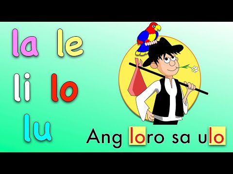 TAGALOG PAGBASA ng La Le Li Lo Lu || LA LE LI LO LU for beginners