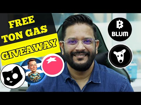 FREE TON COIN GIVEAWAY FOR $DOGS $CAT X-EMPIRE CATIZEN TOMARKET