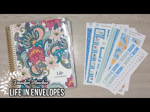 Plan with Me / Erin Condren / Life Planner 7x9 / April 2023 / Life In Envelopes