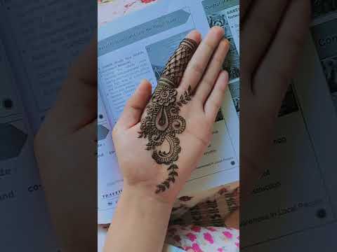 Rate this mehendi design ☺️#trending #mehendi #heenamehndi