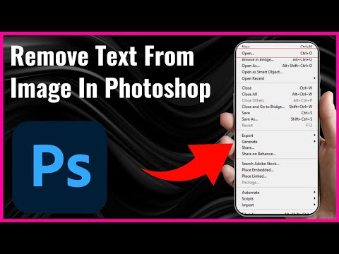 How To Remove Text From Image in Photoshop | Full Guide 2024