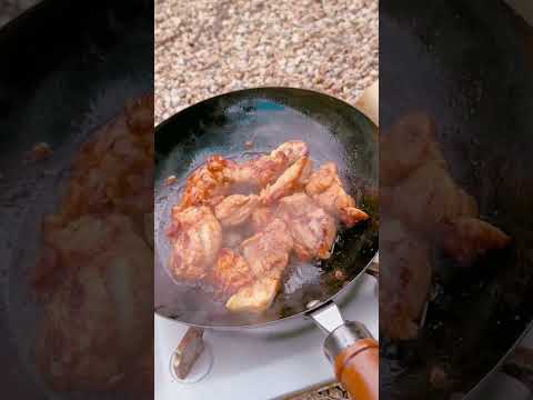 【キャンプ飯】絶対に間違いないタンドリーチキン丼作ってみた