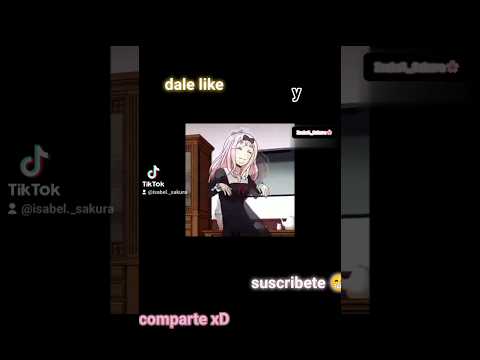 indirectas estilo anime de una mujer a un hombre xD 😁✌🏻(video completo en mi canal)