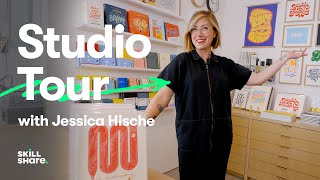 Peek Inside Jessica Hische’s Studio | Skillshare Studio Tour