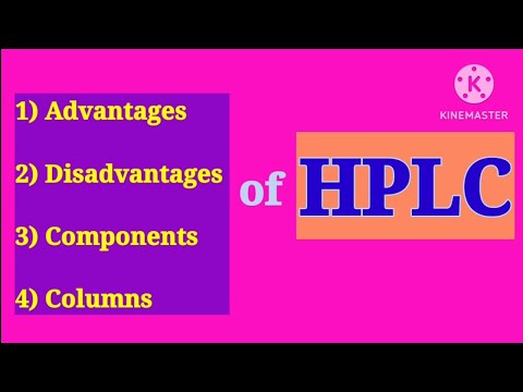 HPLC advantages! Disadvantages! Components! types of Columns