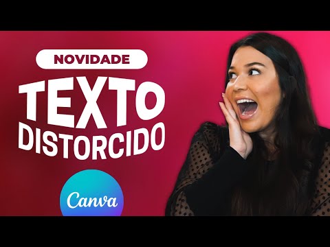 NOVIDADE NO CANVA: Efeito de TEXTO DISTORCIDO🔥 [TypeCraft] 2023