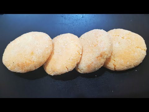 Orange crinkle cookies | easy cookies | orange cookies| meenus kitchen |