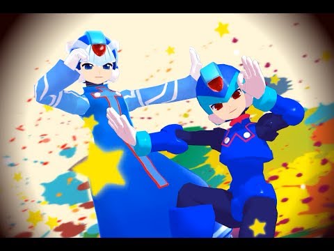 【MMD MEGAMAN ZERO】Brain Fluid Explosion Girl【original X & copy X】