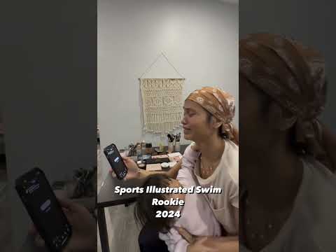 Sharina Gutierrez reacts to her 2024 SI Swimsuit Rookie reveal!