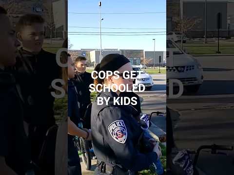 TYRANT COPS GET SCHOOLED  BY KIDS #copwatch #filmthepolice #freedomofspeach