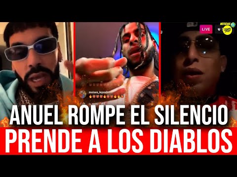 ANUEL PRENDE A LOS DIABLOS DE LLORENS EN LIVE! LE TIRA A YOVNGCHIMI, FARRUKO, EL DOMINIO Y MAS