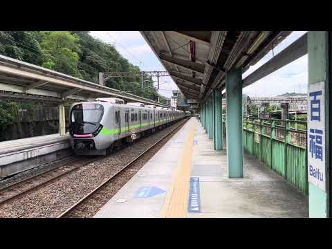 [路線變更]台鐵4021次EMU900型區間快車通過(百福)