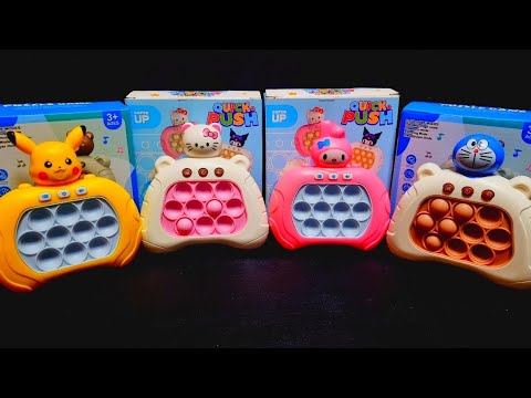 1 Minute Satisfying with Playing Push Game Pop It Eletrônico Fidget Toy ASMR No Talking