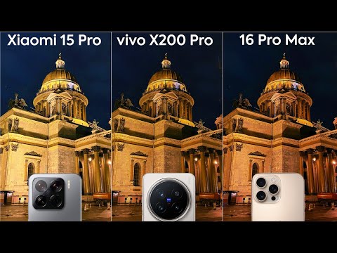 Xiaomi 15 Pro vs Vivo X200 Pro vs iPhone 16 Pro Max Camera Test Comparison