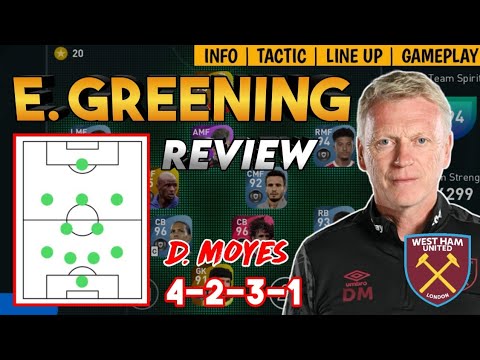 E. GREENING 4231 MANAGER REVIEW | NEW WEST HAM UNITED MANAGER | PES 2021 MOBILE