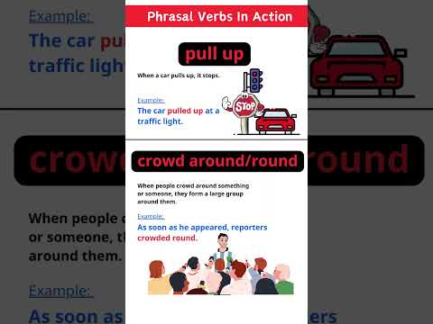 Phrasal Verbs In Action: A Celebrity Arrives