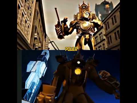 titan clock man [BASE FORM] VS INFECTED TITAN CAMERA MAN..