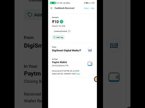 New paytm money earning app !! Earn free paytm cash ₹108+₹108+₹108 daily #shorts #viral #trending