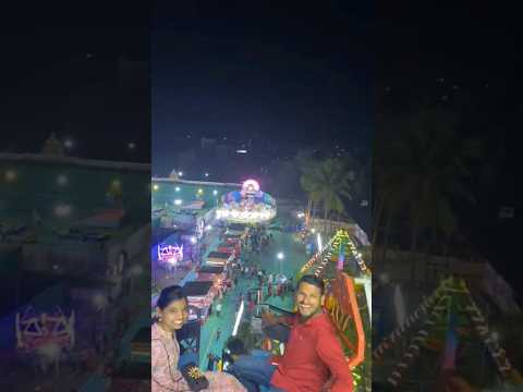 Jaintwheel experience🎡🤩 #jaintwheel #exhibition #enjoy #rajahmundry #festival #viral #ytshorts